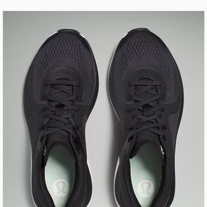 Lululemon workout shoes. Very comfortable for running.